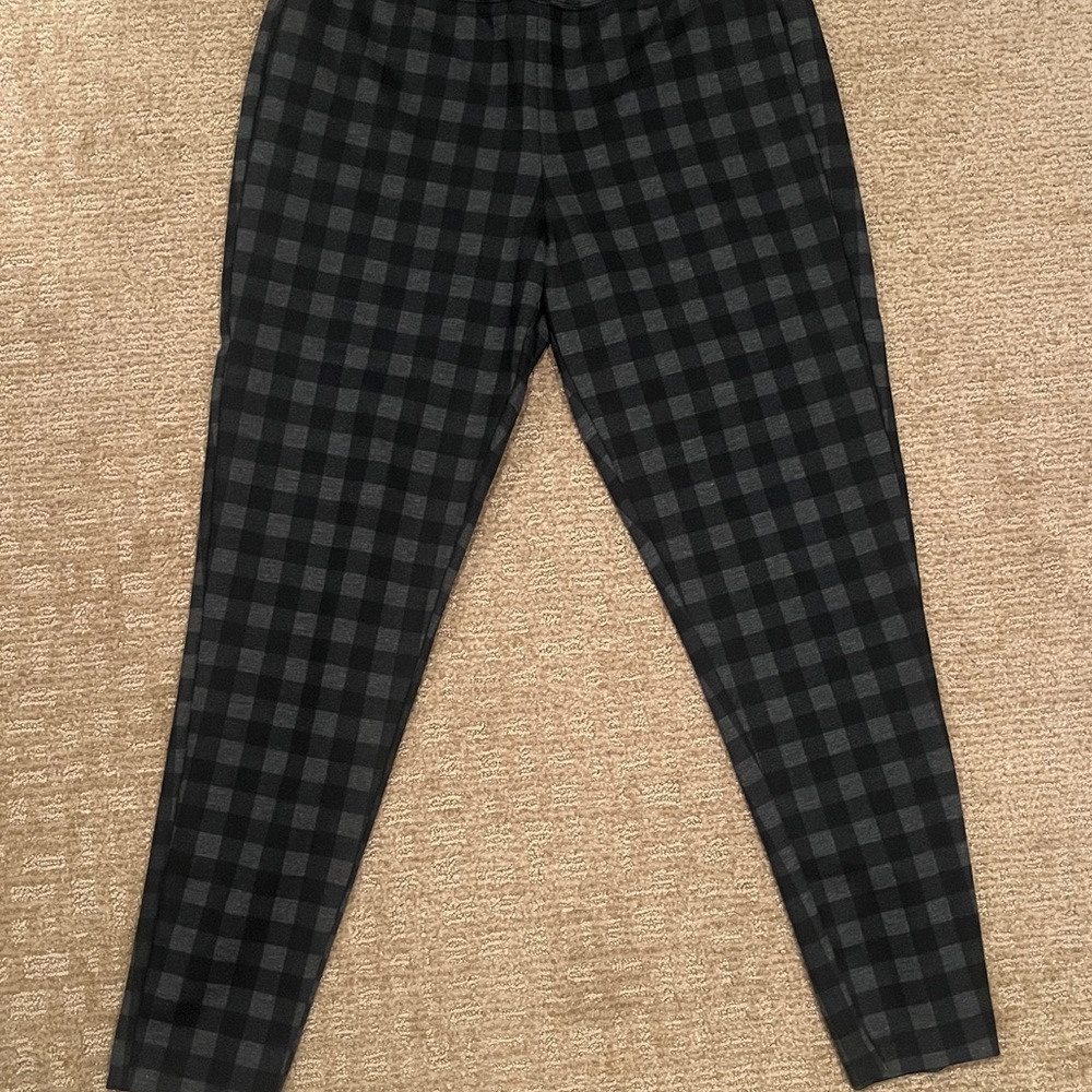 Maurices Black Skinny Pants with Tapered Leg